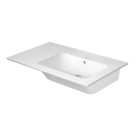 Duravit ME by Starck - Lavabo asymétrique 830x490 mm, WonderGliss, blanc mat 23468332601