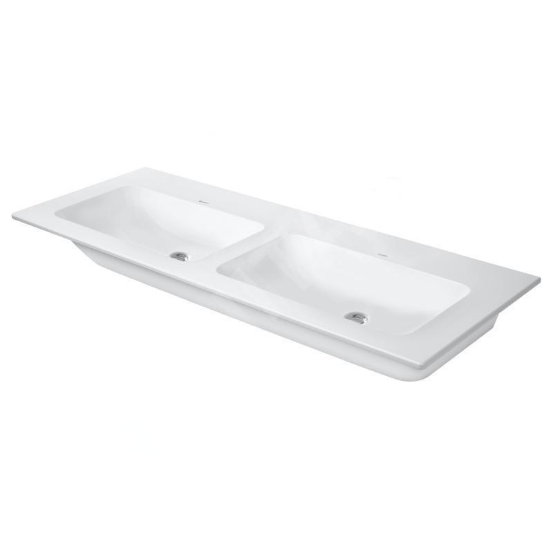 Duravit ME by Starck - Double-lavabo 1300x490 mm, blanc mat 2336133260 Duravit ME by Starck - Double-lavabo 1300x490 mm, blanc mat 2336133260