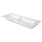 Duravit ME by Starck - Double-lavabo 1300x490 mm, blanc mat 2336133260 Duravit ME by Starck - Double-lavabo 1300x490 mm, blanc mat 2336133260