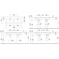 Duravit ME by Starck - Double-lavabo 1300x490 mm, blanc mat 2336133260 Duravit ME by Starck - Double-lavabo 1300x490 mm, blanc mat 2336133260