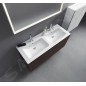 Duravit ME by Starck - Double-lavabo 1300x490 mm, avec 2 trous pour robinet, avec WonderGliss, blanc alpin 23361332001 Duravit ME by Starck - Double-lavabo 1300x490 mm, avec 2 trous pour robinet, avec WonderGliss, blanc alpin 23361332001