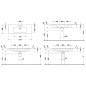 Duravit ME by Starck - Lavabo 1230x490 mm, blanc mat 2336123260 Duravit ME by Starck - Lavabo 1230x490 mm, blanc mat 2336123260