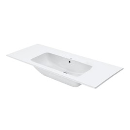 Duravit ME by Starck - Lavabo 1230x490 mm, avec WonderGliss, blanc mat 23361232601