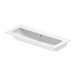 Duravit ME by Starck - Lavabo 1230x490 mm, avec WonderGliss, blanc mat 23611232601