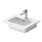 Duravit ME by Starck - Meuble-lavabo 530x430 mm, avec 1 trou pour robinetterie, blanc mat 2336533200