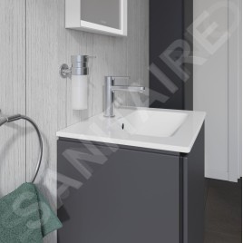 Duravit ME by Starck - Meuble-lavabo 530x430 mm, avec 1 trou pour robinetterie, avec WonderGliss, blanc 23365300001