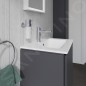 Duravit ME by Starck - Meuble-lavabo 530x430 mm, avec 1 trou pour robinetterie, avec WonderGliss, blanc 23365300001 Duravit ME by Starck - Meuble-lavabo 530x430 mm, avec 1 trou pour robinetterie, avec WonderGliss, blanc 23365300001
