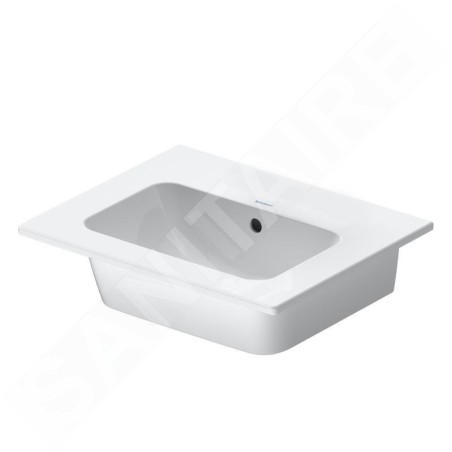 Duravit ME by Starck - Meuble-lavabo 530x430 mm, WonderGliss, blanc mat 23365332601