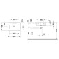 Duravit ME by Starck - Meuble-lavabo Compact, 630x400 mm, blanc mat 2342633260 Duravit ME by Starck - Meuble-lavabo Compact, 630x400 mm, blanc mat 2342633260