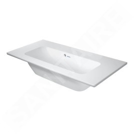 Duravit ME by Starck - Meuble-lavabo Compact, 830x400 mm, WonderGliss, blanc mat 23428332601