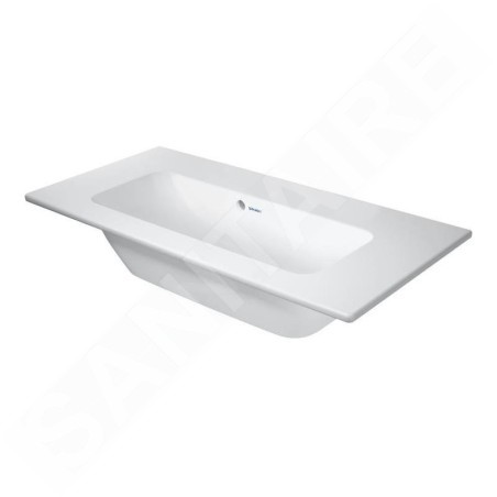 Duravit ME by Starck - Meuble-lavabo Compact, 830x400 mm, WonderGliss, blanc mat 23428332601