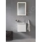 Duravit ME by Starck - Lave-mains pour meuble 430x300 mm, avec 1 trou pour robinetterie, blanc mat 0723433200