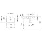 Duravit ME by Starck - Lavabo 550x440 mm, 1 trou pour robinetterie, avec WonderGliss, blanc mat 23355532001 Duravit ME by Starck - Lavabo 550x440 mm, 1 trou pour robinetterie, avec WonderGliss, blanc mat 23355532001