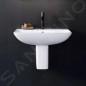 Duravit ME by Starck - Lavabo 600x460 mm, 1 trou pour robinetterie, blanc mat 2335603200 Duravit ME by Starck - Lavabo 600x460 mm, 1 trou pour robinetterie, blanc mat 2335603200