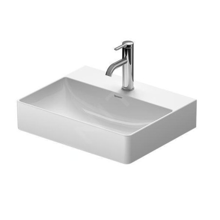 Duravit DuraSquare - Vasque, 500x400 mm, 1 trou pour robinetterie, DuraCeram, blanc 2356500071