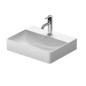 Duravit DuraSquare - Vasque, 500x400 mm, 1 trou pour robinetterie, DuraCeram, blanc 2356500071 Duravit DuraSquare - Vasque, 500x400 mm, 1 trou pour robinetterie, DuraCeram, blanc 2356500071
