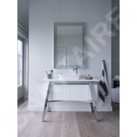 Duravit Cape Cod - Lavabo 460x460 mm, avec 1 trou pour robinetterie, DuraCeram, blanc mat 2340463200