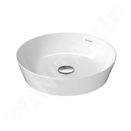 Duravit Cape Cod - Lavabo, diamètre 430 mm, DuraCeram, WonderGliss, blanc mat 23284332001