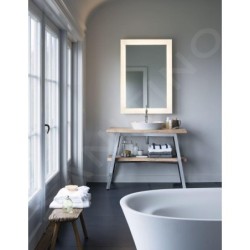Duravit Cape Cod - Lavabo, diamètre 480 mm, 1 trou pour robinetterie, DuraCeram, WonderGliss, blanc mat 23284832001