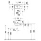 Duravit ME by Starck - Lave-mains 400x220 mm, 1 trou pour robinetterie à droite, avec WonderGliss, blanc mat 07174032001