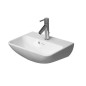 Duravit ME by Starck - Lave-mains 450x320 mm, 1 trou pour robinetterie, blanc mat 0719453200