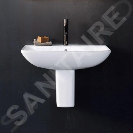 Duravit ME by Starck - Lave-mains 450x320 mm, 1 trou pour robinetterie, blanc mat 0719453200