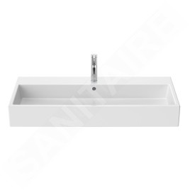 Duravit Vero Air - Lavabo 1000x470 mm, avec trop-plein, trou pour robinetterie, blanc 2350100000