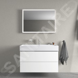 Duravit Vero Air - Lavabo 1000x470 mm, avec trop-plein, trou pour robinetterie, blanc 2350100000