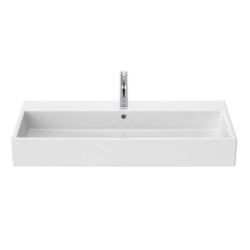 Duravit Vero Air - Lavabo 1000x470 mm, avec trop-plein, trou pour robinetterie, WonderGliss, blanc 23501000001