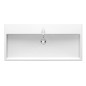 Duravit Vero Air - Lavabo 1000x470 mm, avec trop-plein, trou pour robinetterie, WonderGliss, blanc 23501000001 Duravit Vero Air - Lavabo 1000x470 mm, avec trop-plein, trou pour robinetterie, WonderGliss, blanc 23501000001