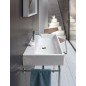 Duravit Vero Air - Lavabo 1000x470 mm, avec trop-plein, trou pour robinetterie, WonderGliss, blanc 23501000001 Duravit Vero Air - Lavabo 1000x470 mm, avec trop-plein, trou pour robinetterie, WonderGliss, blanc 23501000001