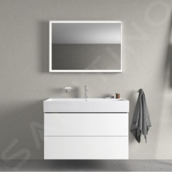 Duravit Vero Air - Lavabo 1000x470 mm, avec trop-plein, trou pour robinetterie, WonderGliss, blanc 23501000001