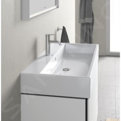 Duravit Vero Air - Lavabo 1000x470 mm, avec trop-plein, trou pour robinetterie, WonderGliss, blanc 23501000001