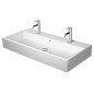 Duravit Vero Air - Double-lavabo 1000x470 mm, avec trop-plein, avec trou pour robinetterie, WonderGliss, blanc 23501000241 Duravit Vero Air - Double-lavabo 1000x470 mm, avec trop-plein, avec trou pour robinetterie, WonderGliss, blanc 23501000241