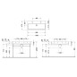 Duravit Vero Air - Double-lavabo 1000x470 mm, avec trop-plein, avec trou pour robinetterie, WonderGliss, blanc 23501000241 Duravit Vero Air - Double-lavabo 1000x470 mm, avec trop-plein, avec trou pour robinetterie, WonderGliss, blanc 23501000241