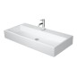 Duravit Vero Air - Lavabo 1000x470 mm, sans trop-plein, avec trou pour robinetterie, WonderGliss, blanc 23501000411 Duravit Vero Air - Lavabo 1000x470 mm, sans trop-plein, avec trou pour robinetterie, WonderGliss, blanc 23501000411