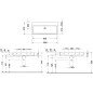 Duravit Vero Air - Lavabo 1000x470 mm, avec trop-plein, sans trou pour robinetterie, WonderGliss, blanc 23501000601 Duravit Vero Air - Lavabo 1000x470 mm, avec trop-plein, sans trou pour robinetterie, WonderGliss, blanc 23501000601