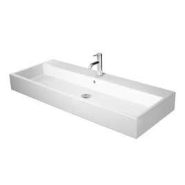 Duravit Vero Air - Lavabo 1200x470 mm, avec trop-plein, trou pour robinetterie, blanc 2350120000