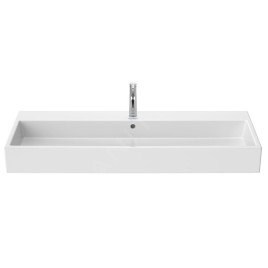 Duravit Vero Air - Lavabo 1200x470 mm, avec trop-plein, trou pour robinetterie, blanc 2350120000