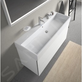 Duravit Vero Air - Lavabo 1200x470 mm, avec trop-plein, trou pour robinetterie, blanc 2350120000