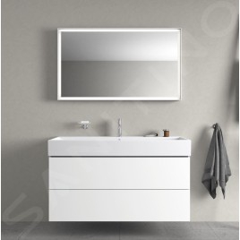 Duravit Vero Air - Lavabo 1200x470 mm, avec trop-plein, trou pour robinetterie, blanc 2350120000