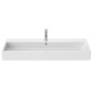Duravit Vero Air - Lavabo 1200x470 mm, avec trop-plein, trou pour robinetterie, WonderGliss, blanc 23501200001 Duravit Vero Air - Lavabo 1200x470 mm, avec trop-plein, trou pour robinetterie, WonderGliss, blanc 23501200001