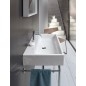 Duravit Vero Air - Lavabo 1200x470 mm, avec trop-plein, trou pour robinetterie, WonderGliss, blanc 23501200001 Duravit Vero Air - Lavabo 1200x470 mm, avec trop-plein, trou pour robinetterie, WonderGliss, blanc 23501200001