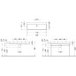 Duravit Vero Air - Double-lavabo 1200x470 mm, avec trop-plein, sans trou pour robinetterie, WonderGliss, blanc 23501200601 Duravit Vero Air - Double-lavabo 1200x470 mm, avec trop-plein, sans trou pour robinetterie, WonderGliss, blanc 23501200601