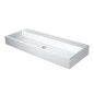 Duravit Vero Air - Double-lavabo 1200x470 mm, sans trop-plein, sans trou pour robinetterie, WonderGliss, blanc 23501200701 Duravit Vero Air - Double-lavabo 1200x470 mm, sans trop-plein, sans trou pour robinetterie, WonderGliss, blanc 23501200701