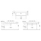 Duravit Vero Air - Double-lavabo 1200x470 mm, sans trop-plein, sans trou pour robinetterie, WonderGliss, blanc 23501200701 Duravit Vero Air - Double-lavabo 1200x470 mm, sans trop-plein, sans trou pour robinetterie, WonderGliss, blanc 23501200701