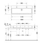 Duravit Vero Air - Meuble-lavabo double 1200x470 mm, sans trop-plein, avec trou pour robinetterie, blanc 2350120072 Duravit Vero Air - Meuble-lavabo double 1200x470 mm, sans trop-plein, avec trou pour robinetterie, blanc 2350120072