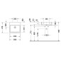 Duravit Vero Air - Meuble lavabo 500x470 mm, avec trop-plein, sans trou pour robinetterie, WonderGliss, blanc 23505000281 Duravit Vero Air - Meuble lavabo 500x470 mm, avec trop-plein, sans trou pour robinetterie, WonderGliss, blanc 23505000281