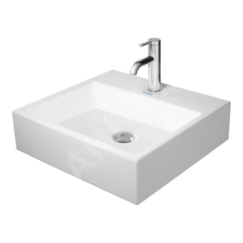 Duravit Vero Air - Lavabo 500x470 mm, sans trop-plein, avec 1 trou pour robinetterie, WonderGliss, blanc 23505000411 Duravit Vero Air - Lavabo 500x470 mm, sans trop-plein, avec 1 trou pour robinetterie, WonderGliss, blanc 23505000411