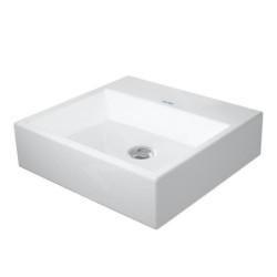 Duravit Vero Air - Lavabo 500x470 mm, sans trop-plein, sans trou de robinetterie, WonderGliss, blanc 23505000701